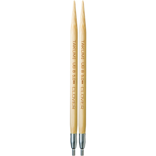Takumi Bamboo Interchangeable Circular Knitting Needles-Size 8/5mm - 3638-8 Takumi Bamboo Interchangeable Circular Knitting Needles-Size 8/5mm - 3638-8