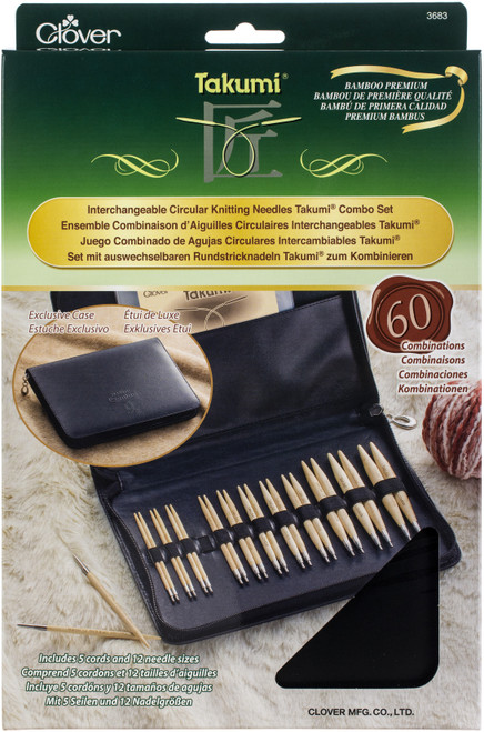 Takumi Bamboo Interchangeable Circular Knitting Needle Set- - 3683 - 051221330834