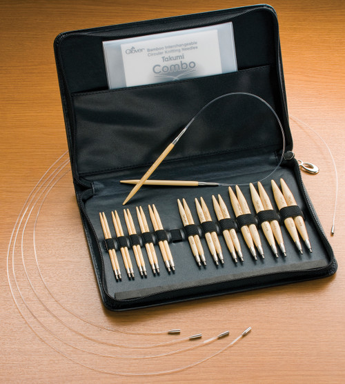Takumi Bamboo Interchangeable Circular Knitting Needle Set- - 3683 Takumi Bamboo Interchangeable Circular Knitting Needle Set- - 3683