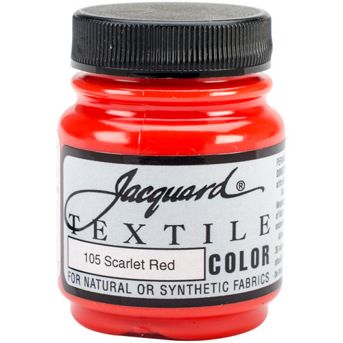 Jacquard Textile Color Fabric Paint 2.25oz 8-pkg-primary & Secondary Colors