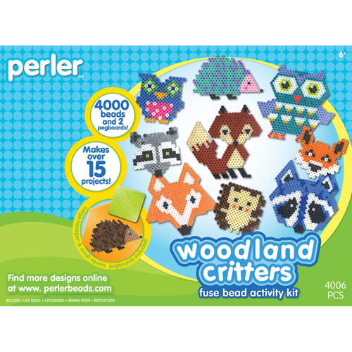 Perler Fused Bead Kit-Woodland Critters 80-54172