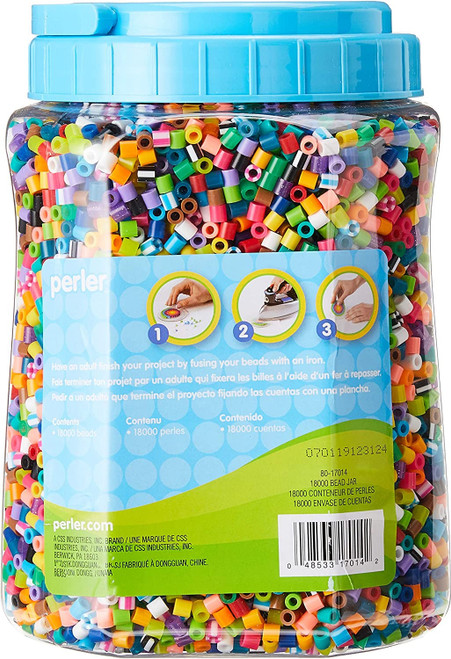 Perler Fused Beads 18,000/Pkg-Multicolor - 80-17014 Perler Fused Beads 18,000/Pkg-Multicolor - 80-17014