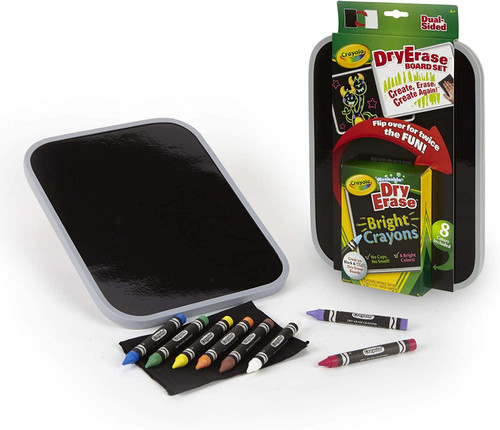 Crayola Dual-Sided Dry-Erase Board Set-11"X8.5" - 98-8638