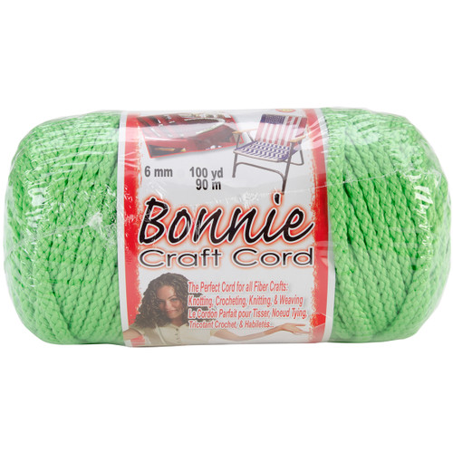 Pepperell Bonnie Macrame Craft Cord 6mmX100yd-Parrot - BB6-100-028 - 725879670283