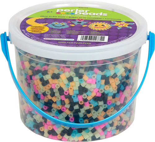 Perler Fused Bead Bucket Kit-Glow-In-The-Dark 42774 - 048533427741