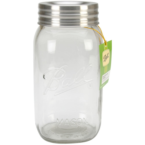 2 Pack Ball(R) Wide Mouth Glass Storage Jar-1 Gallon Collector's Edition, 128oz 700163 - 014400700163