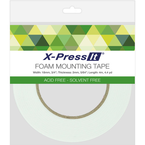 X-Press It Double-Sided Foam Tape 18mm-.75"X4.4yd FT18