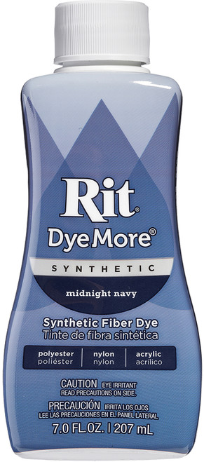 Rit Dye More Synthetic 7oz-Midnight Navy 020-640 - 885967026405