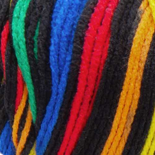 Red Heart Super Saver Yarn-Primary Stripes - E300B-3954