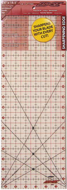 Sullivans The Cutting EDGE Frosted Ruler-6-1/2"X18-1/2" - 38203 - 739301382033 Sullivans The Cutting EDGE Frosted Ruler-6-1/2"X18-1/2" - 38203 - 739301382033