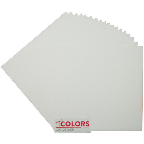 My Colors Canvas Cardstock Bundle 12"X12" 18/Pkg-Snowbound MC210032