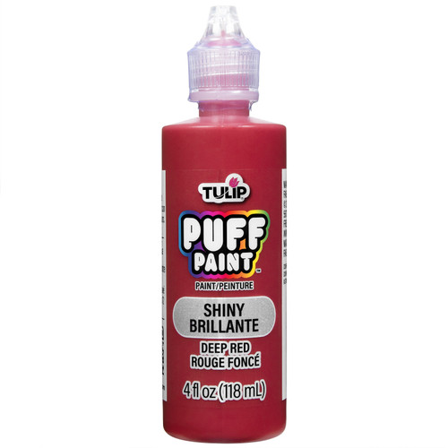 Tulip Dimensional Fabric Paint 4oz-Slick - Deep Red - FLS-2-4 - 035862414023