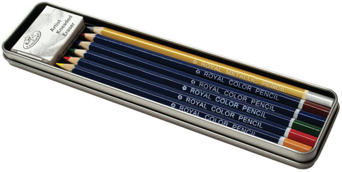 Royal & Langnickel(R) Drawing Art Set W/Tin- - RSET2601