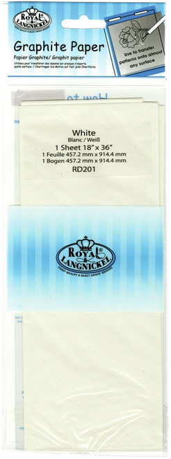 Royal & Langnickel(R) White Transfer Paper-18"X36" 1/Pkg - RD201 - 090672012012 Royal & Langnickel(R) White Transfer Paper-18"X36" 1/Pkg - RD201 - 090672012012