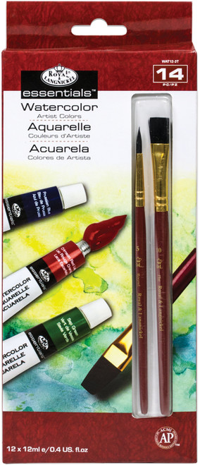 Royal & Langnickel(R) essentials(TM) Watercolor Paints 12ml-12/Pkg WAT12 - 090672027818