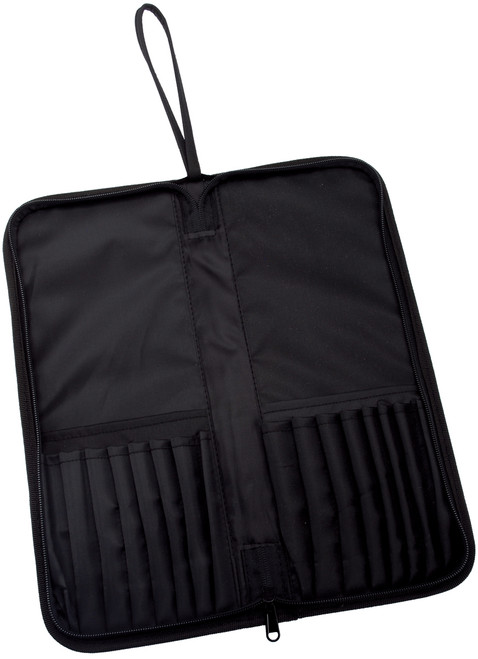 Royal & Langnickel(R) Keep N' Carry Zippered Brush Carrier-Long Handle Brush, 12.5"X14.5" - KCLBLK