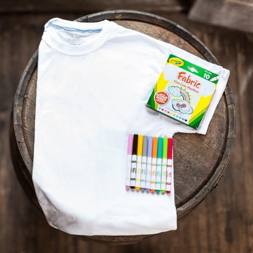 Crayola Fine Line Fabric Markers-10/Pkg - 58-8626