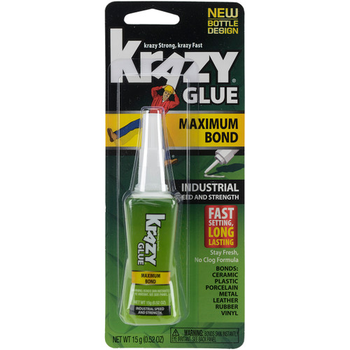 Krazy Glue(R) Maximum Bond Industrial Formula-15g KG48948 - 070158489484