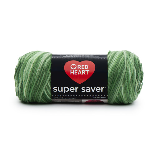 Red Heart Super Saver Yarn-Green Tones - E300B-629 - 073650816116