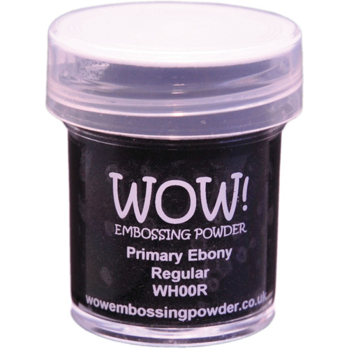 WOW! Embossing Powder 15ml-Primary Ebony - WOW-WH00R - 50602105203975060210520397