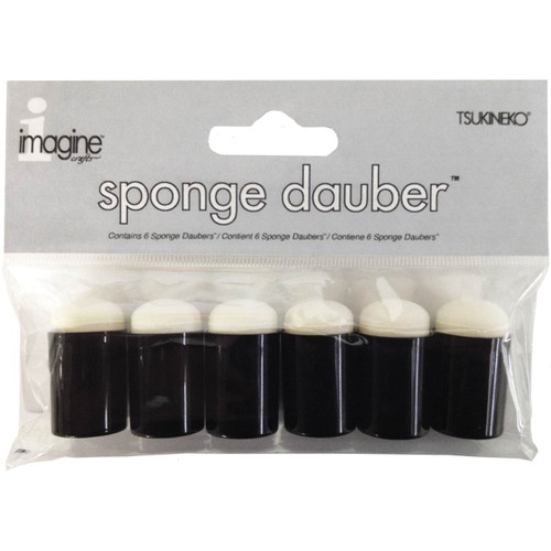 Sponge Daubers 6/Pkg-1.25"X.625"X.625" - STDAB006 - 712353880061