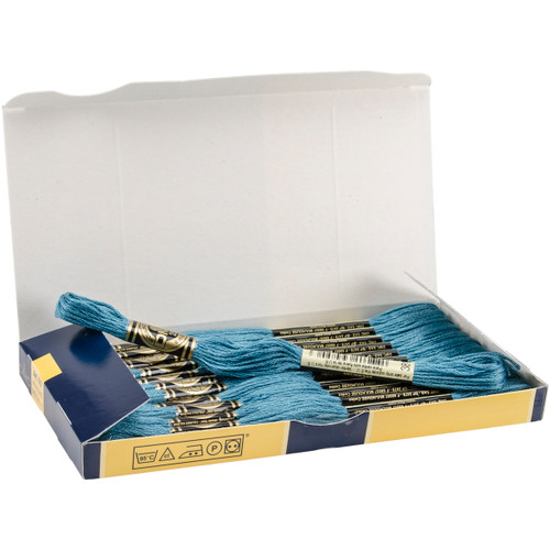 12 Pack - DMC 6-Strand Embroidery Cotton 8.7yd-Dark Turquoise - 117-3810