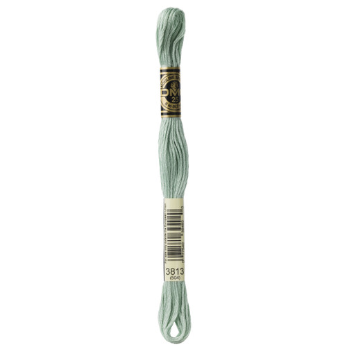 12 Pack - DMC 6-Strand Embroidery Cotton 8.7yd-Light Blue Green - 117-3813 - 077540394920