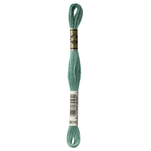 12 Pack - DMC 6-Strand Embroidery Cotton 8.7yd-Celadon Green - 117-3816 - 077540394951