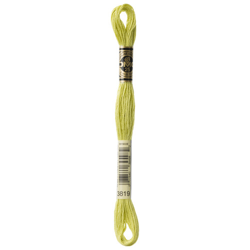 12 Pack - DMC 6-Strand Embroidery Cotton 8.7yd-Light Moss Green - 117-3819 - 077540394982