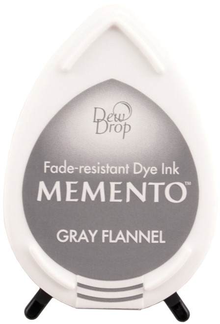 Memento Dew Drop Dye Ink Pad-Gray Flannel - MD-902 - 712353249028