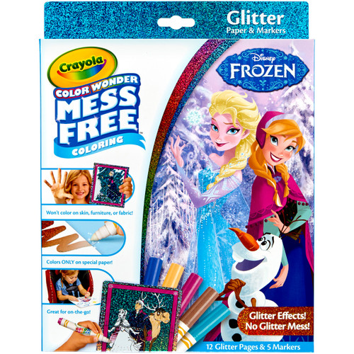 Crayola Color Wonder Glitter Set-Frozen -75-2449 - 071662124496