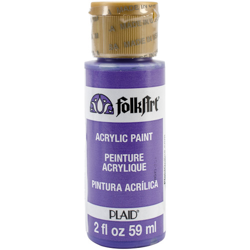 FolkArt Acrylic Paint 2oz-Perfect Purple - FA-2557 - 028995025570