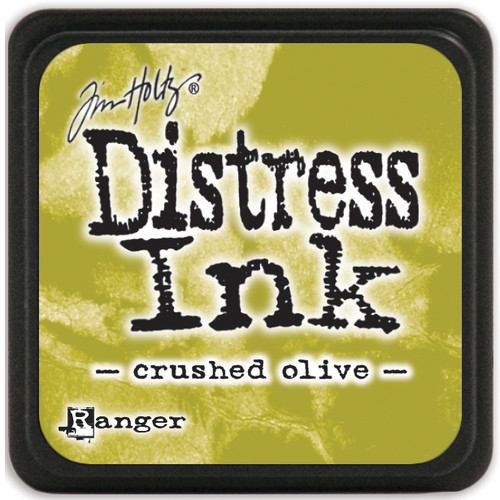 Tim Holtz Distress Mini Ink Pad-Crushed Olive - DMINI-39914 - 789541039914