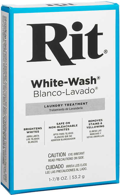 Rit Dye Powder-White-Wash 1.875oz - 3-65