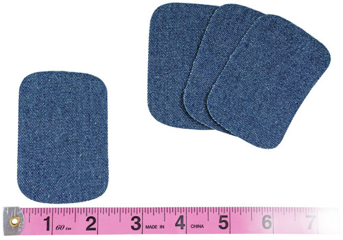 Singer Iron-On Patches 2"X3" 10pcs-Denim 00092