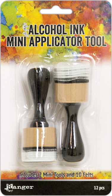 Tim Holtz Alcohol Ink Mini Applicator Tool-12 Pieces TAC62158 - 789541062158