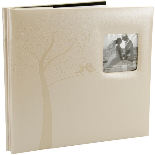 Pioneer Embossed Wedding Post Bound Album 12"X12"-Tree MB10EWT