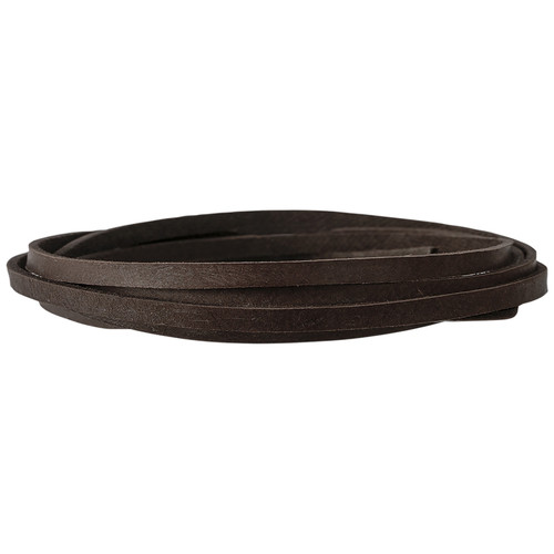 Realeather(R) Crafts Deerskin Lace 1/8"X50' Spool-Chocolate - DOS50-0207