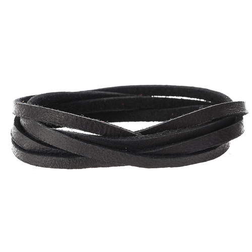 Realeather(R) Crafts Deerskin Lace 1/8"X50' Spool-Black - DOS50-1000 Realeather(R) Crafts Deerskin Lace 1/8"X50' Spool-Black - DOS50-1000