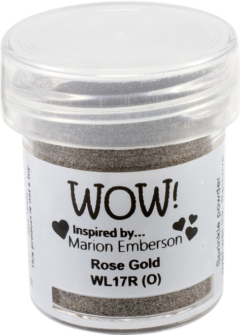 WOW! Embossing Powder 15ml-Rose Gold WOW-WL17R - 50602105276005060210527600