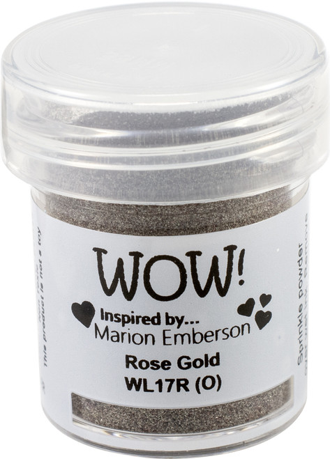WOW! Embossing Powder 15ml-Rose Gold - WOW-WL17R - 50602105276005060210527600