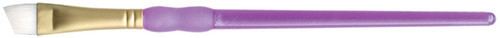 Crafter's Choice White Taklon Angular Brush-3/8" Width - R9169-3/8 - 090672206299