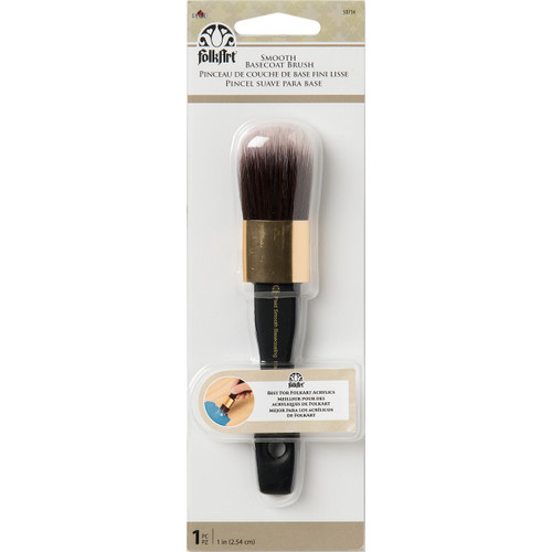 FolkArt Painting Tool Smooth Basecoat Brush-1" Width - 50714 - 028995507144 FolkArt Painting Tool Smooth Basecoat Brush-1" Width - 50714 - 028995507144