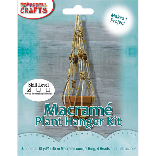 Pepperell Macrame Plant Hanger Kit- - MAC158 - 725879791681