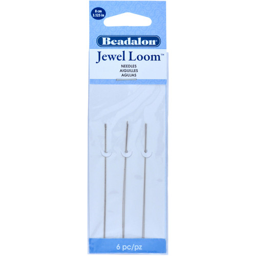 Beadalon Jewel Loom(TM) Needles 6/Pkg-3.125" 701S - 035926121904