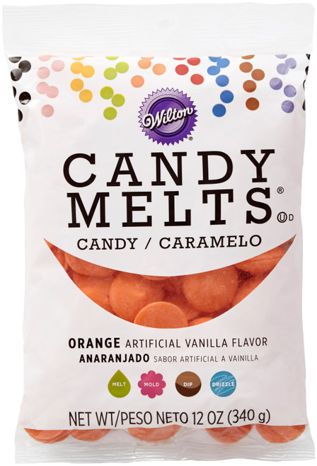 Wilton Candy Melts Flavored 12oz-Orange, Vanilla W1911-60-6071 - 070896060716