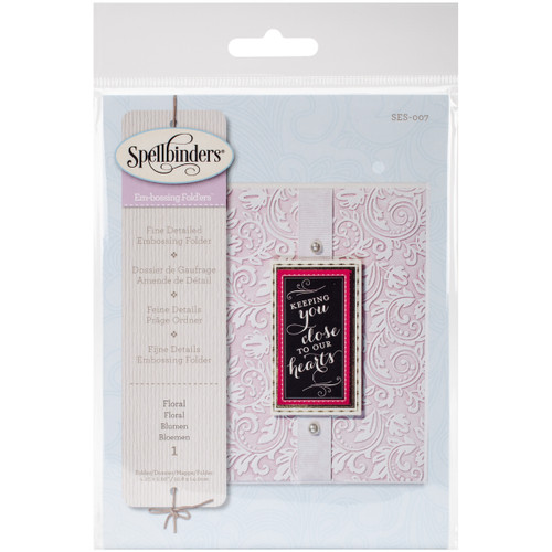 Spellbinders Embossing Folder Small-Floral - SES007 - 813233022561