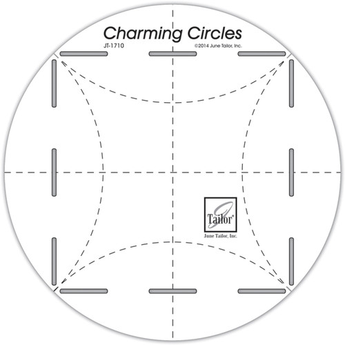 June Tailor Charming Circles RulerJT1710