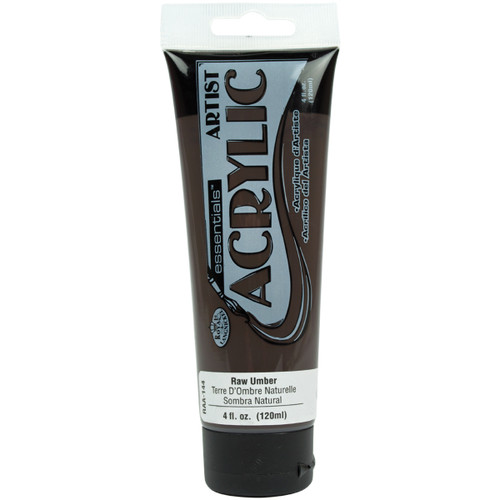 Royal & Langnickel(R) essentials(TM) Acrylic Paint 4oz-Raw Umber - RAA-144 - 090672063564