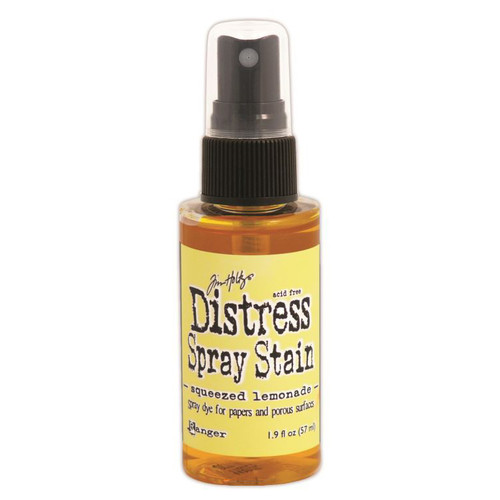 Tim Holtz Distress Spray Stain 1.9oz-Squeezed Lemonade - TSS-42525 - 789541042525